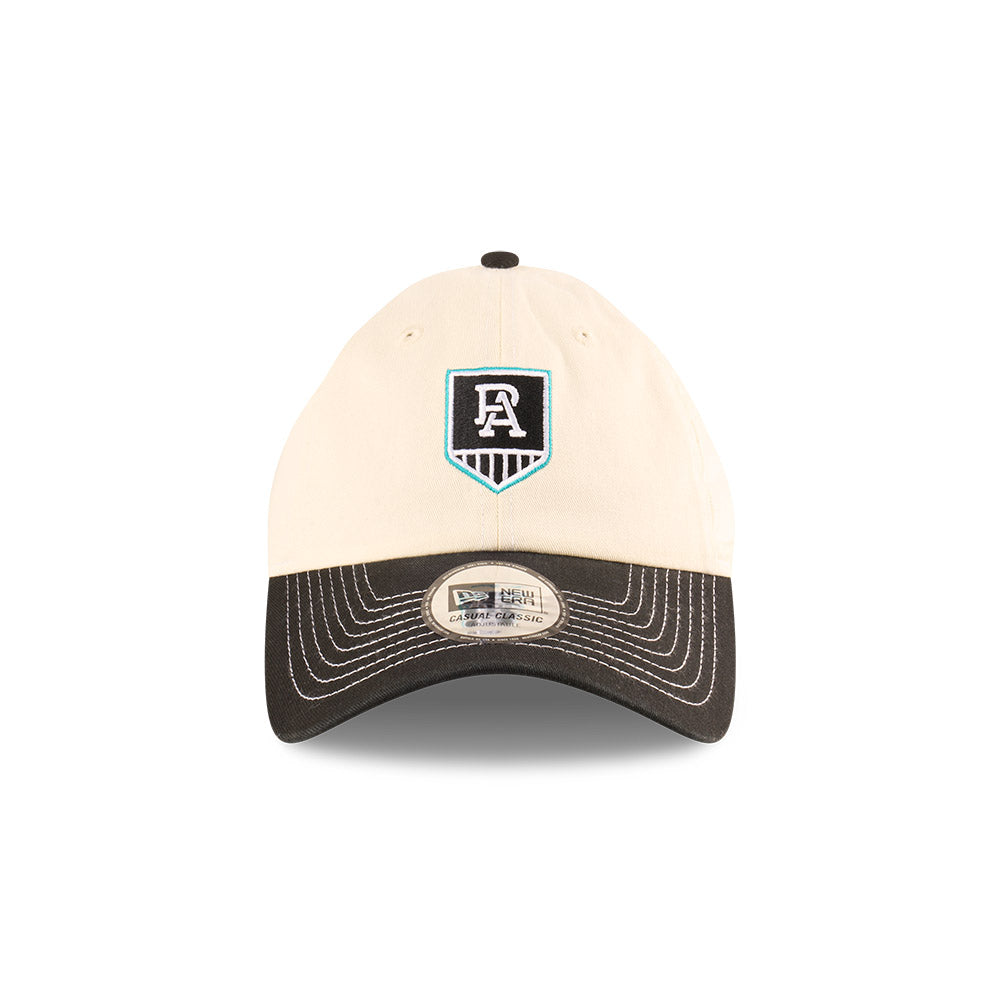 Port Adelaide Power Hat - 2025 AFL 2Tone Chrome Contrast Casual Classic Strapback Cap - New Era